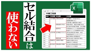 Excelで作る作業工程表で『セル結合』ではなく『条件付き書式』を使う [upl. by Aihsetan288]