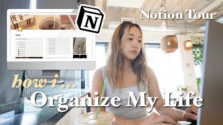 ULTIMATE GUIDE to Organizing Your Life with Notion  template  tour school finance [upl. by Nosliw]