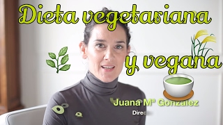 La dieta vegetariana y vegana por una dietistanutricionista [upl. by Enovaj]