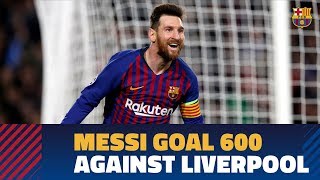 Amazing Messi freekick goal 600 [upl. by Laehpar]