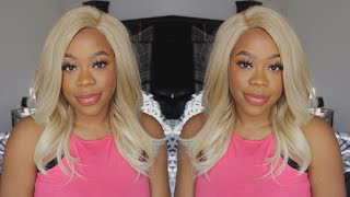 THIS IS WAY TO BLONDE FOR ME  Motown Tress Synthetic Hair Lets Lace Wig  LDP POLO [upl. by Kcirdlek]