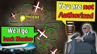 Presidential TFR  Landing DENIED TO PRIVATE FLIGHTS at Phoenix [upl. by Analihp]