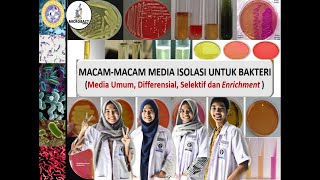 MEDIA ISOLASI UNTUK BAKTERI Media Umum Differensial Selektif dan Enrichment [upl. by Burgess]