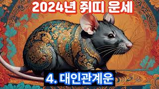 2024년 쥐띠 운세Rat Horoscope 2024사주띠별운세운세정보horoscopemidjourney지식동물쥐이슈좋은글fortune [upl. by Newhall]