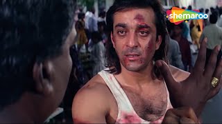 Top Action Scenes Of Sanjay Dutt  Andolan Movie Action Scene  90s Superhit Hindi Movie [upl. by Venn]