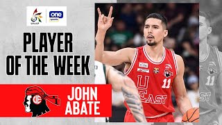 JOHN ABATE  PLAYER OF THE WEEK  UAAP SEASON 87 MEN’S BASKETBALL  HIGHLIGHTS [upl. by Kcirded636]