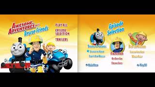 Awesome Adventures Vol One  Rescue Friends  US DVD Menu Comparison [upl. by Isabel]