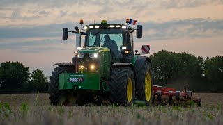 John Deere 6250R au déchaumage  Kverneland Turbo 5000F [upl. by Esiuqcaj]