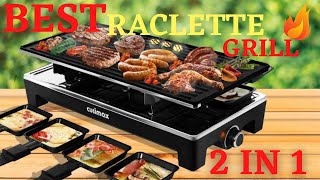 CUSIMAX  Best Raclette Electric Grill 2 in 1 [upl. by Ernestus]