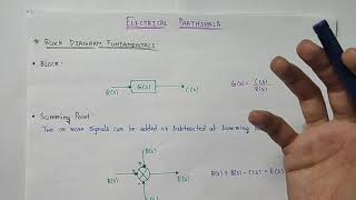 CS10 Block Diagrams in control system Hindi  Electrical Paathshala [upl. by Athallia]