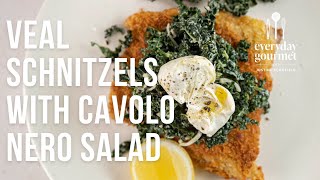 Veal Schnitzels with Cavolo Nero Salad  EG12 Ep68 [upl. by Colby]