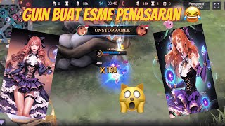 GUINEVERE VS ESMERALDA 1V1  ESMERALDA SAMPAI PENASARAN  MLBB [upl. by Ahsieker773]