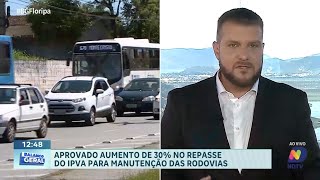 Deputados aprovam aumento do IPVA para manutenção de rodovias [upl. by Joo205]