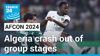 AFCON 2024 Algeria crash out of group stages after shock Mauritania loss • FRANCE 24 English [upl. by Noiroc753]