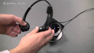 Sennheiser DW Pro 2 Headset  richtige Platzierung in der Basis [upl. by Nostrebor339]