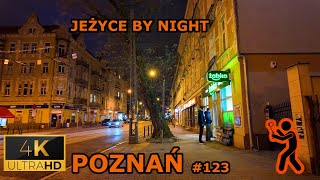 ⁴ᴷ⁶⁰ 🇵🇱 PoznanPoland  Walking Tour  123  Jezyce by Night December 2023 4K [upl. by Eceer]