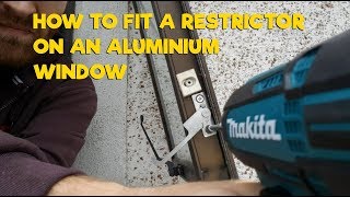 How To Fit A Restrictor On An Aluminium Window [upl. by Page]