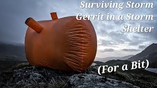 Testing the Rab Storm Shelter in a Storm  Hiking Cnicht Snowdonia UK [upl. by Nereids274]