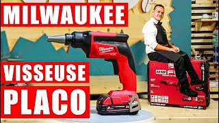 ✅ TEST  Visseuse placo de chez Milwaukee  2Ah M18 FUEL FSGC202X  La pause café de BichonTV [upl. by Rorry299]