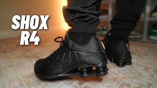 FINALLY Nike Shox R4 2024 On Feet Review [upl. by Elyr658]