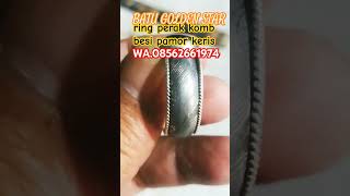 BATU GOLDEN STAR ring perak langka [upl. by Ahsinit]