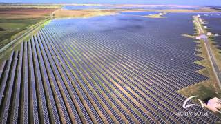 Activ Solar – Aerial view of Perovo Solar Park [upl. by Garibull]