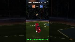 PRE JUMPING TO SAVE THE PLAY 😱 rocketleague rocketleaguefreestyle [upl. by Heng]