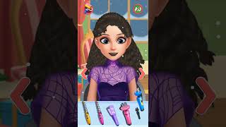 Hair salon part 16shortsfeed shortsvideo funny cartoon hairdresser funnygame trendingshorts [upl. by Enneyehc]