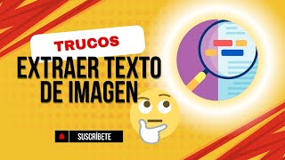 Extrae texto de una imagen fácil 🔎🖼️ ocr trucos windows tutorial [upl. by Acirred]