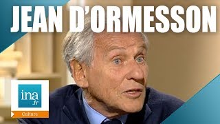 Quand Jean dOrmesson parlait de sa propre mort à Bernard Pivot  Archive INA [upl. by Sivrep490]