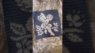 Pt1 of crocheting tapestries to make a blanket [upl. by Droffig838]