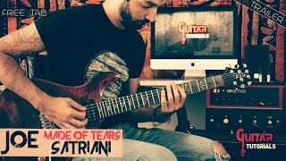 Made of Tears Joe Satriani  Guitar Tutorial with Nicola Ancillotti [upl. by O'Connell998]