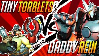 quotDaddy Rein Chases Tiny Torbletsquot  Overwatch Custom Games [upl. by Elocaj293]