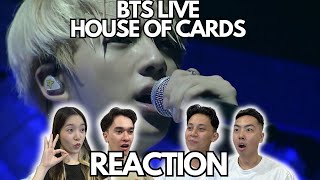 BTS 방탄소년단  House of Cards Live REACTION [upl. by Auqinal]