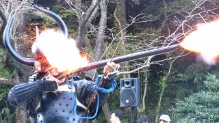 【火縄銃】森重流砲術 砲術演武 町田時代祭り2015 Morishigeryu Houjyutsu MatchlockGun [upl. by Imit]