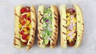 Homemade Gourmet Hot Dog Ideas  ALDI [upl. by Trotter]