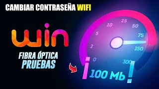 WIN  COMO CAMBIAR LA CONTRASEÑA DE WIFI 2023  FIBRA OPTICA [upl. by Ennaharas]