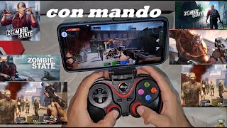 Tutorial como jugar Zombie State con mando para celular [upl. by Ahsahs252]