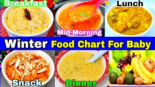 Winter Food Chart For Baby 14 Years  Baby Food Recipes For 14 Years  Healthy Food Bites [upl. by Philander]