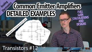 Common Emitter Examples 12Transistors [upl. by Jecoa626]