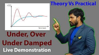 Live demo of Under damped Over damped Critically damped control systems [upl. by Elatan329]