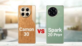 Tecno Camon 30 vs Tecno Spark 20 Pro Plus [upl. by Okier]