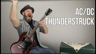 ACDC Thunderstruck Guitar Lesson  Tutorial [upl. by Jennie463]