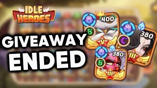 Idle Heroes  ACCOUNT GIVEAWAY Winner Announced [upl. by Rogerio]