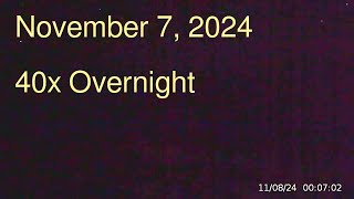 November 7 2024 Upper Geyser Basin Overnight Streaming Camera Archive [upl. by Hguh]