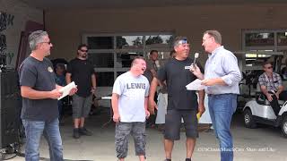 Route 66 Car Show  A Special Needs persons steals the Show from Brant Miller Chicago Weatherman [upl. by Season]