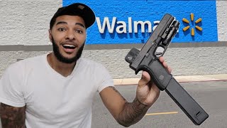 Buying BIGGEST Glock from Walmart 🔫 [upl. by Llydnek]