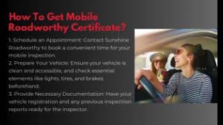 How to Get a Mobile Roadworthy Certificate Simplifying the Process for Vehicle Owners [upl. by Alyss]