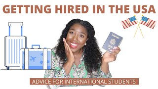 GET A JOB AS AN INTERNATIONAL STUDENT IN THE USA JOB TIPS FOR F1 STUDENTS 🇺🇸 [upl. by Villada]