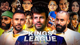 PRIMER PROGRAMA OFICIAL DE LA KINGS LEAGUE AMERICAS 🥵⚽️ [upl. by Ninnetta813]